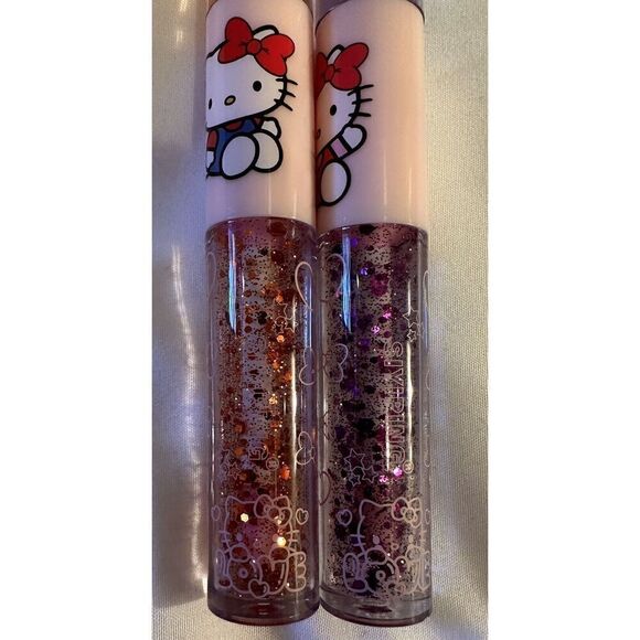 Siyiping Double Ended Hello Kitty Lip Glosses set of 2 NEW - Picture 2 of 3